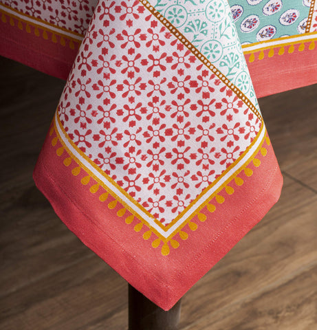 Conjunto coordinado de servilletas con mantel Maison d'Hermine.