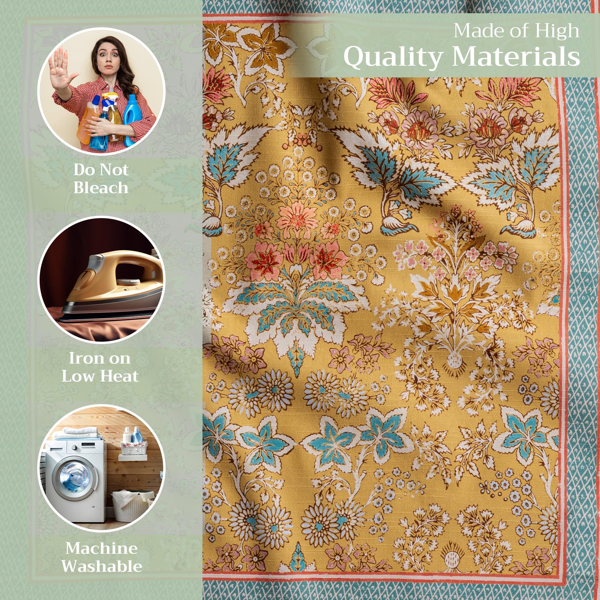 Maison d'Hermine servilletas con diseño acuarela, colores vibrantes para realzar la mesa.