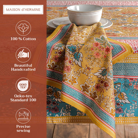 Maison d'Hermine servilletas 20x20, tamaño ideal para cualquier mesa.
