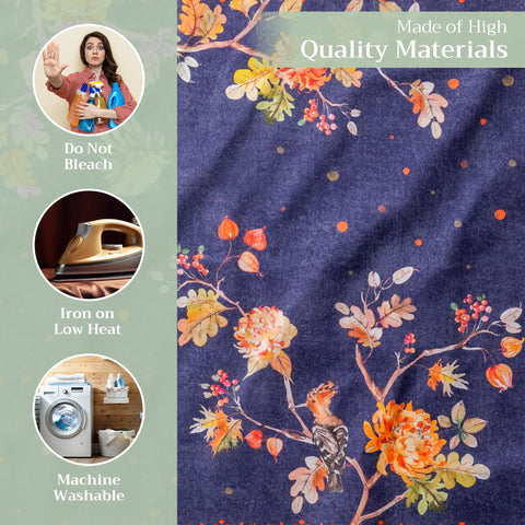 Maison d’Hermine, set de 4 servilletas 100% algodón, duraderas y reutilizables.