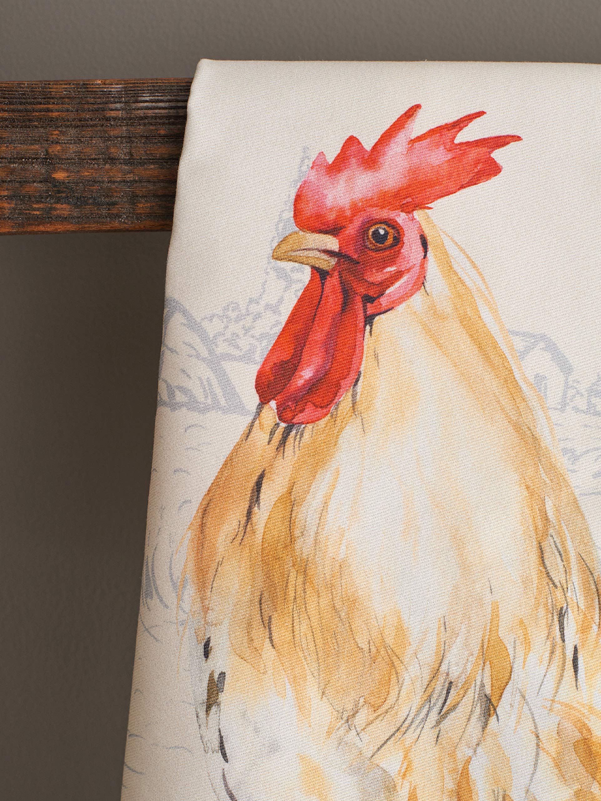 Diseño vibrante de bordes finos en toalla Campagne de Maison d' Hermine