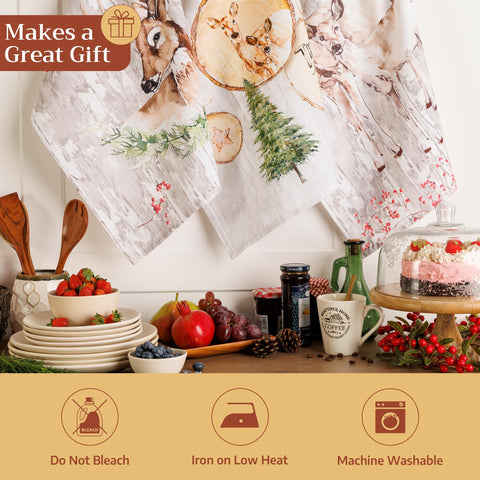 Maison d’Hermine toallas de cocina absorbentes 100% algodón, diseño elegante para la mesa.