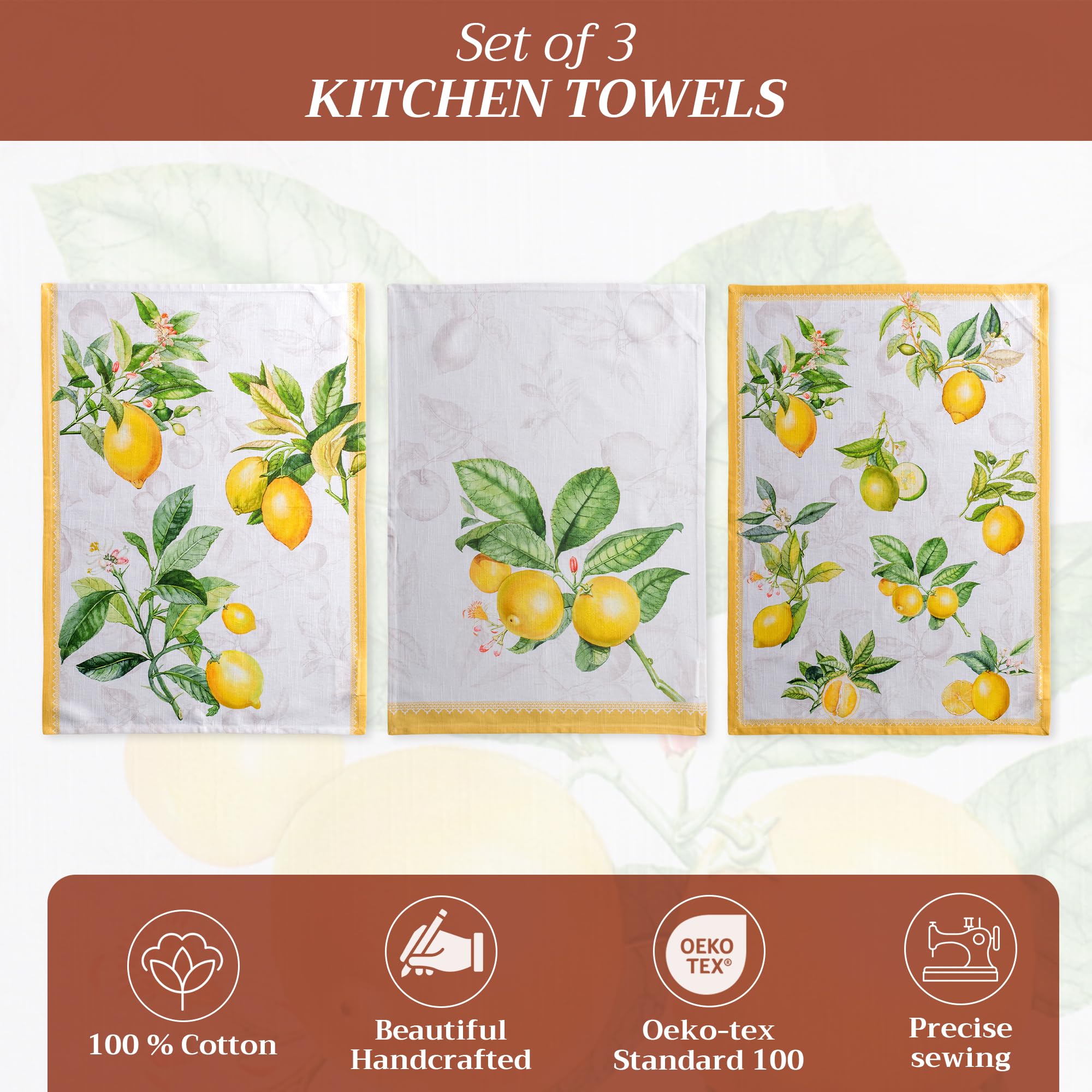 Maison d'Hermine: toallas de cocina absorbentes en algodón para uso diario.