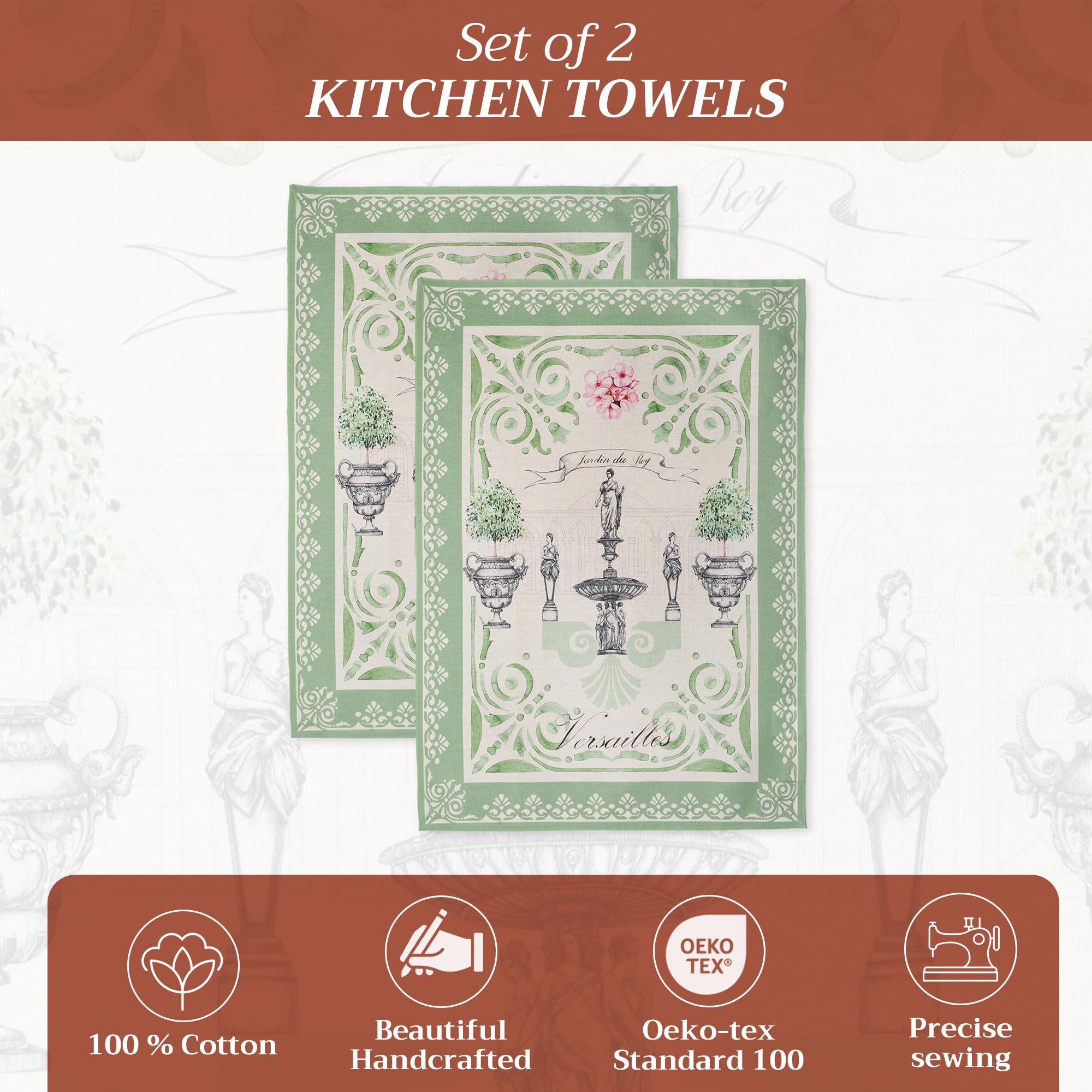Maison d'Hermine toallas de cocina absorbentes de algodón para uso diario