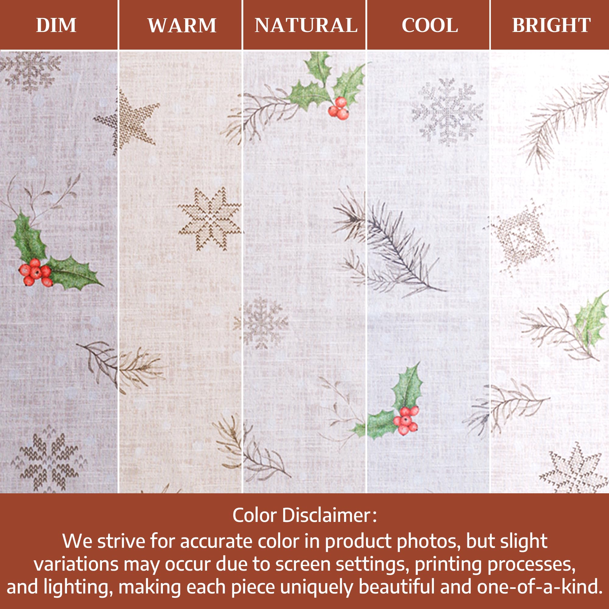 Toallas decorativas de Maison d'Hermine para otoño y Navidad, adornos de mesa.