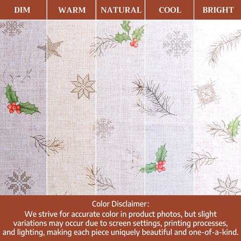 Toallas decorativas de Maison d'Hermine para otoño y Navidad, adornos de mesa.