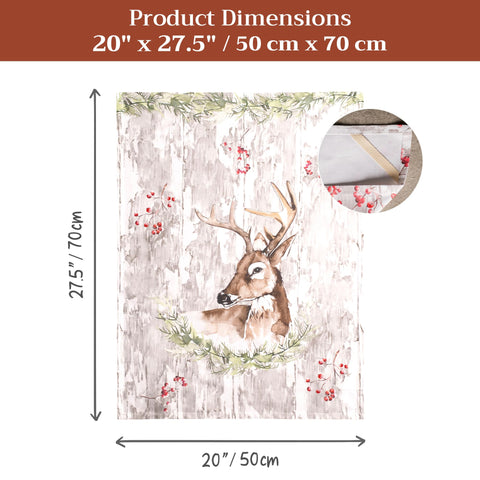 Maison d’Hermine toallas de cocina con diseño acuarela natural, aptas para decoración.
