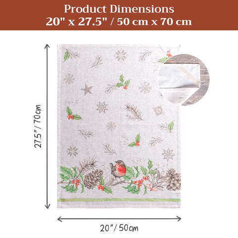Conjunto de toallas Maison d'Hermine para regalo festivo o decoraciones estacionales.