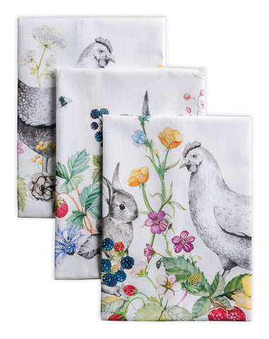Maison d'Hermine: toallas de cocina 27-5x20 pulgadas, absorbentes para secar platos.