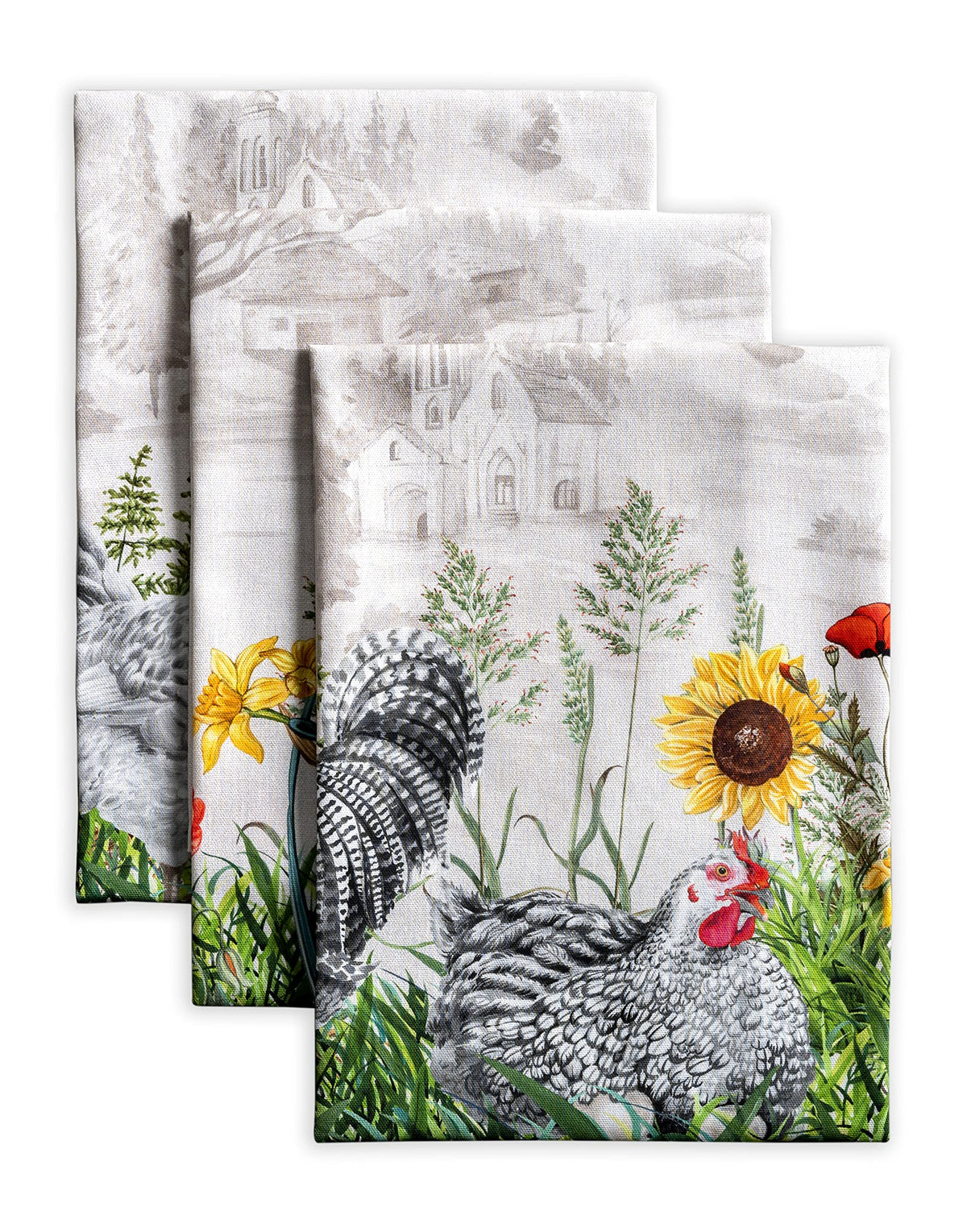 Maison d'Hermine toallas cocina set3 algodon absorbente para secar platos