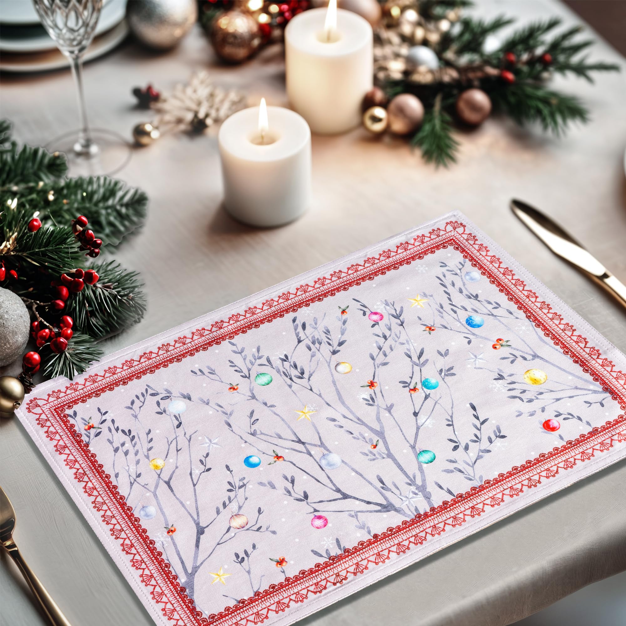 Manteles para Navidad y cenas especiales con estilo Maison d'Hermine.