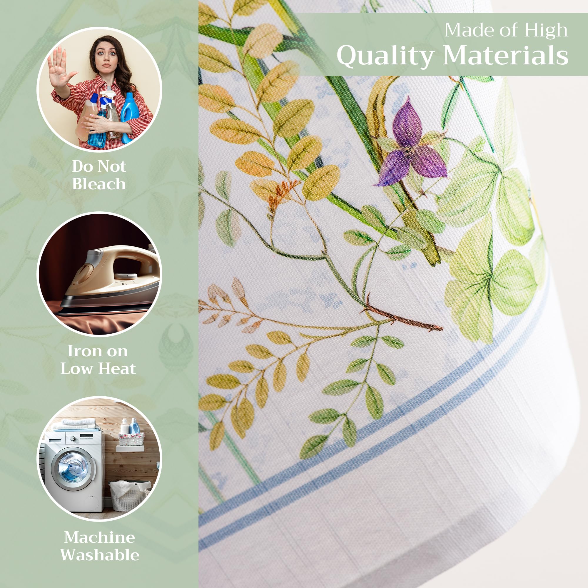 Maison d'Hermine: arte acuarela en toallas, toque elegante para la mesa y la cocina.