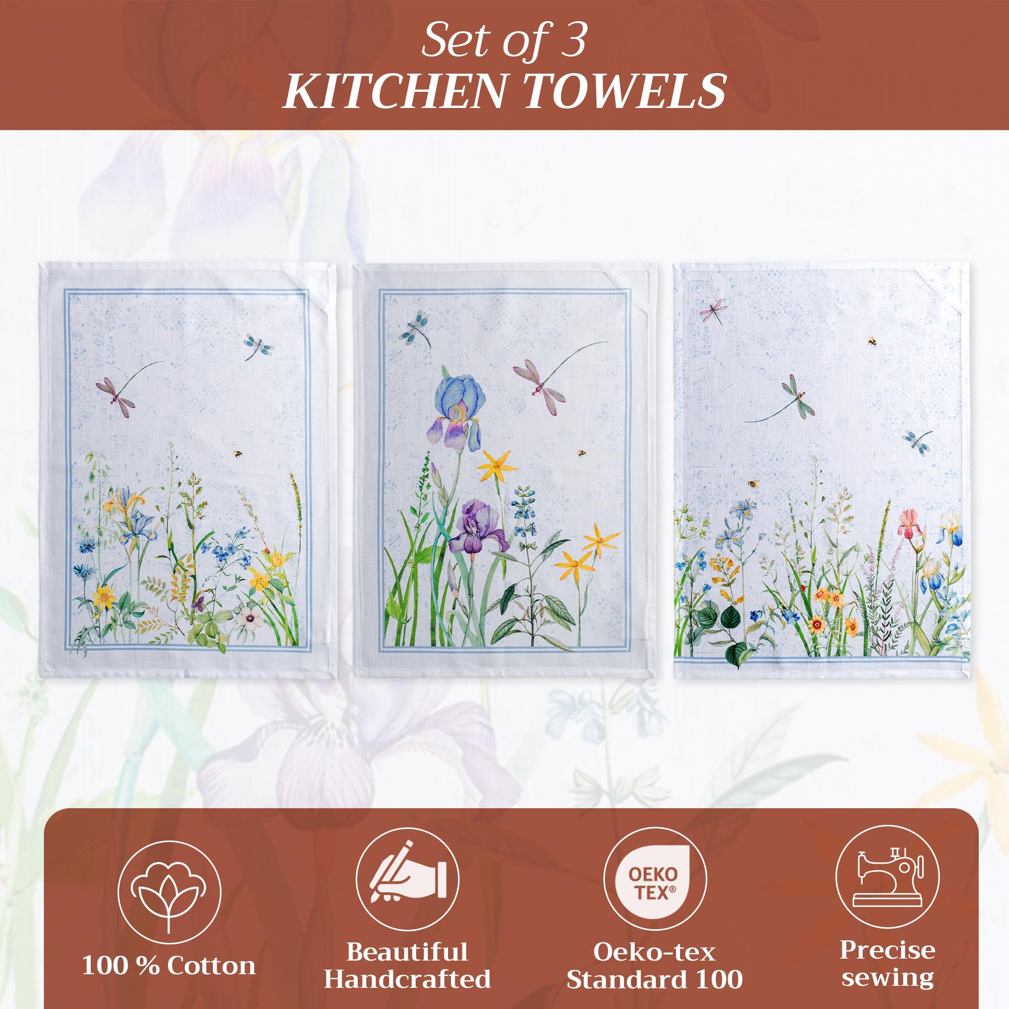 Maison d'Hermine: toallas de cocina doble uso, prácticas y decorativas para cualquier habitación.