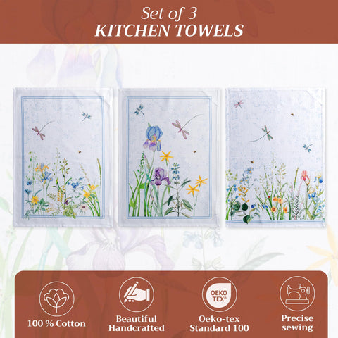 Maison d'Hermine: toallas de cocina doble uso, prácticas y decorativas para cualquier habitación.