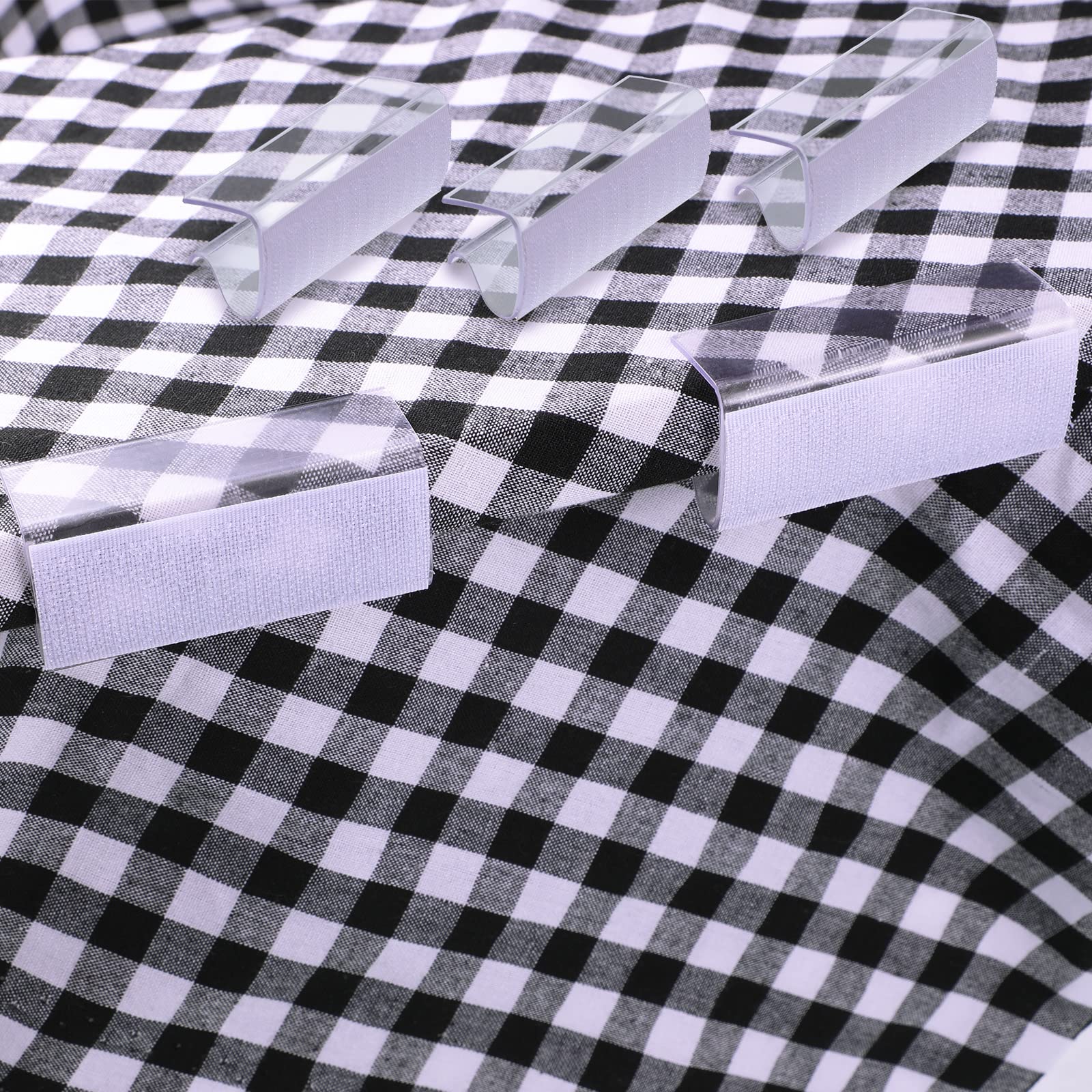 Maitys clips-falda-mesa-5: agarran la falda de mesa para fiestas sin deslizamientos.