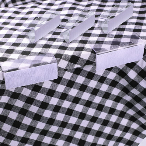 Maitys clips-falda-mesa-5: agarran la falda de mesa para fiestas sin deslizamientos.