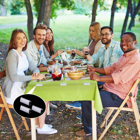 Maitys clips-falda-mesa-7: instalación rápida para mantener la tela en su lugar.