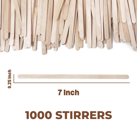Makerstep palillos con extremos redondeados para mezclar sin salpicaduras