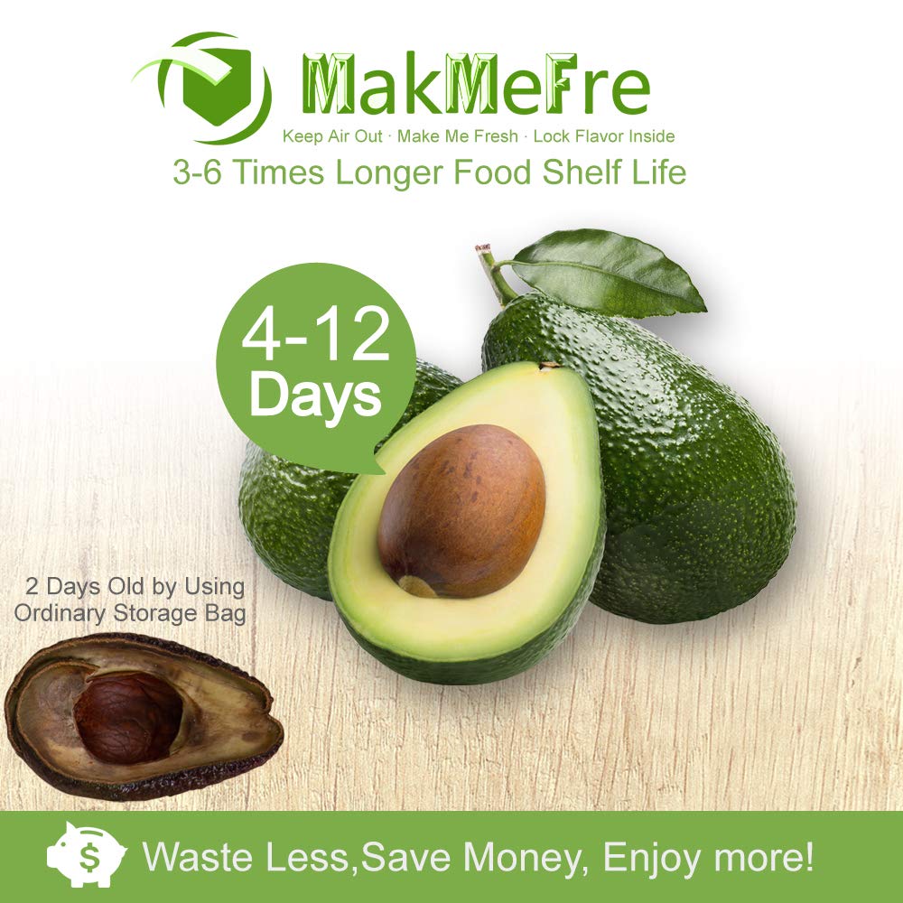 MakMeFre material BPA libre para almacenamiento seguro de alimentos