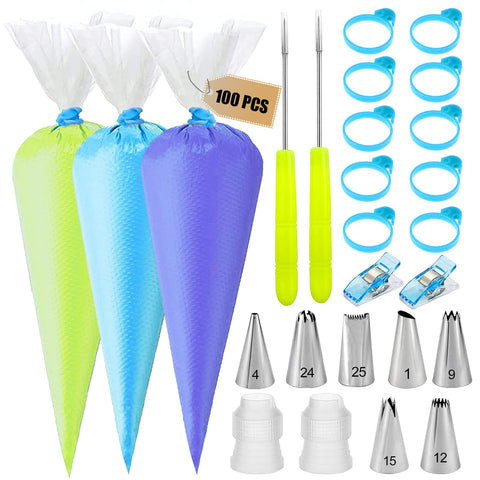 Makmeng bolsas para manga desechables de 12 pulgadas para glaseado suave y controlado