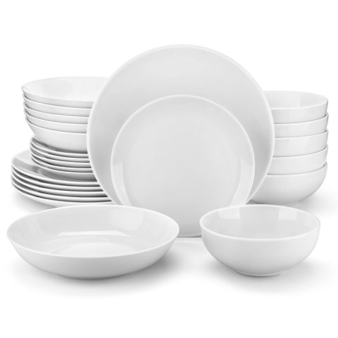 MALACASA Amelia: plato de cena 10-5 pulgadas, duradero y apto para uso diario.