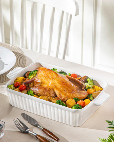 Bandeja MALACASA de gran capacidad 142 oz para porciones grandes