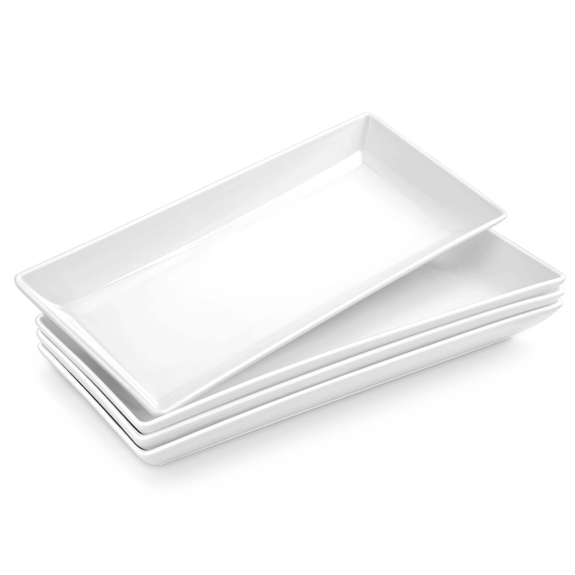 Bandeja servida MALACASA rectangular de 14 pulgadas para aperitivos con estilo.