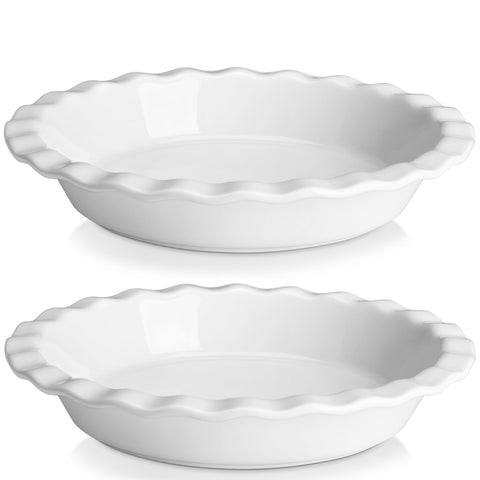 Bandeja MALACASA 9 pulgadas para tartas, horneado uniforme garantizado