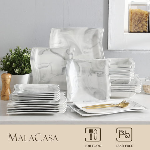 MALACASA Flora: tazón cereal 15oz perfecto para desayunos abundantes y prácticos.