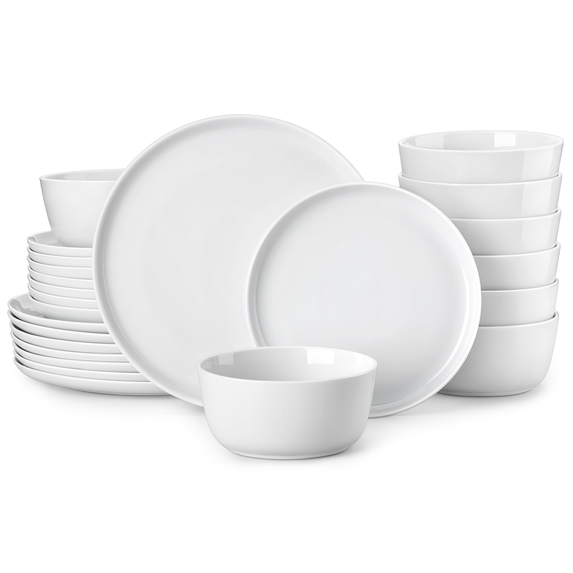 MALACASA LEXI plato principal 26 cm, vajilla duradera para uso diario