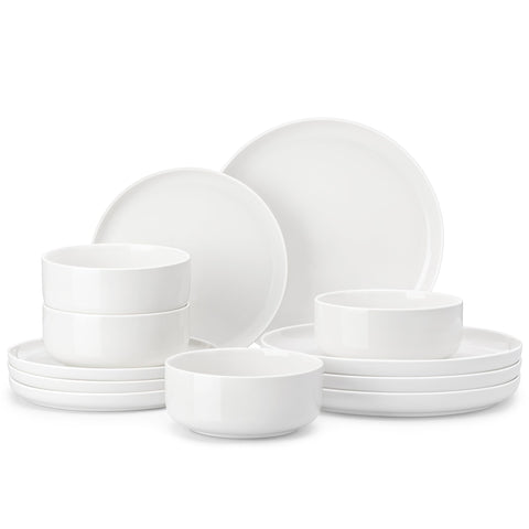 MALACASA LUNA, plato principal de 26 cm en porcelana, ideal para uso diario.