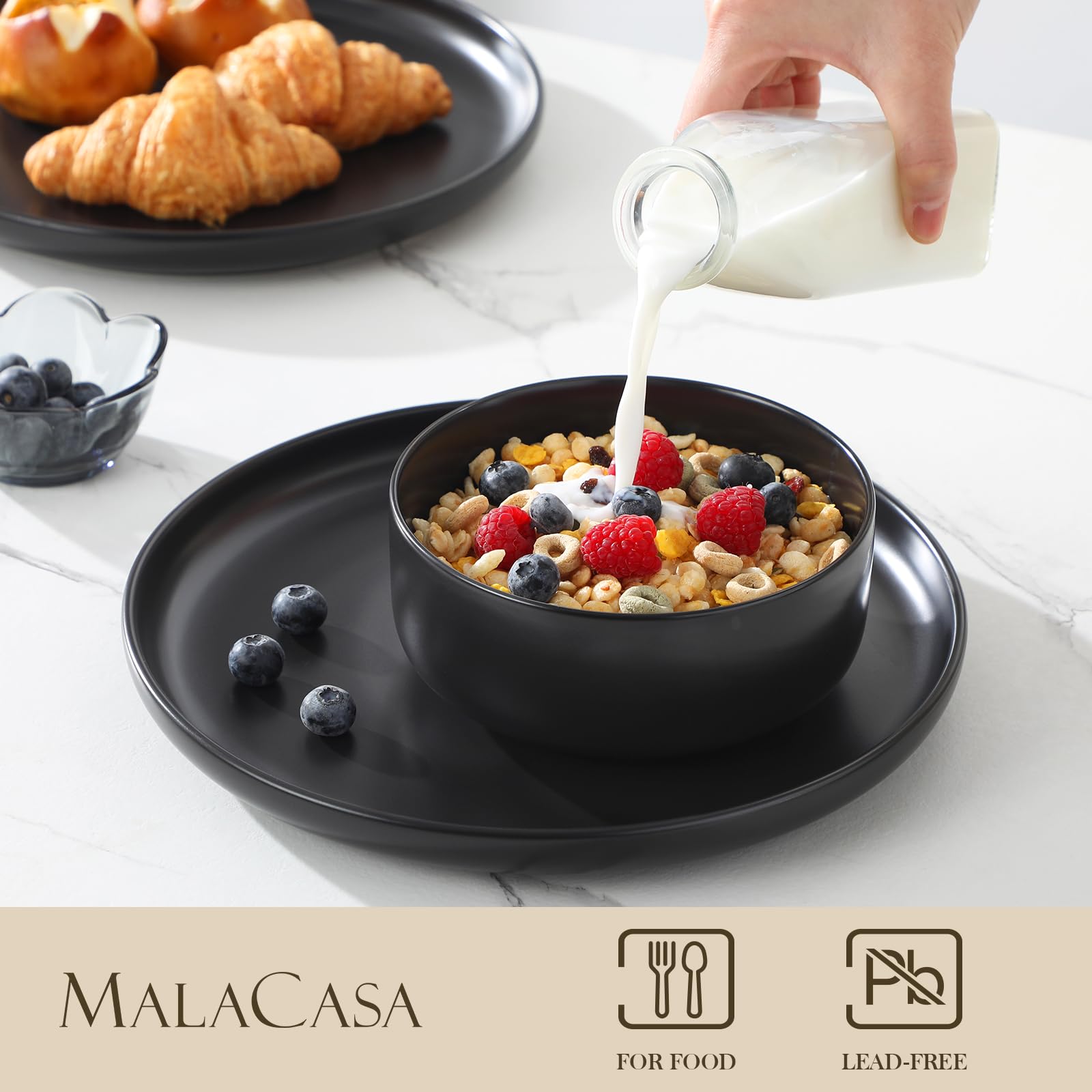 MALACASA Luna: tazones cereal veintiseis onzas, desayunos abundantes y compartidos.