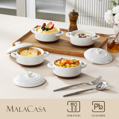 Mango ergonómico de Malacasa Tara para un manejo cómodo.