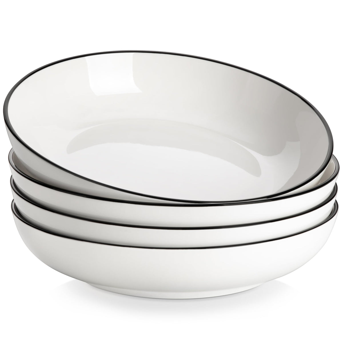 Tazón MALACASA para pasta de 10 pulgadas con gran capacidad 56 oz, ideal para porciones generosas.