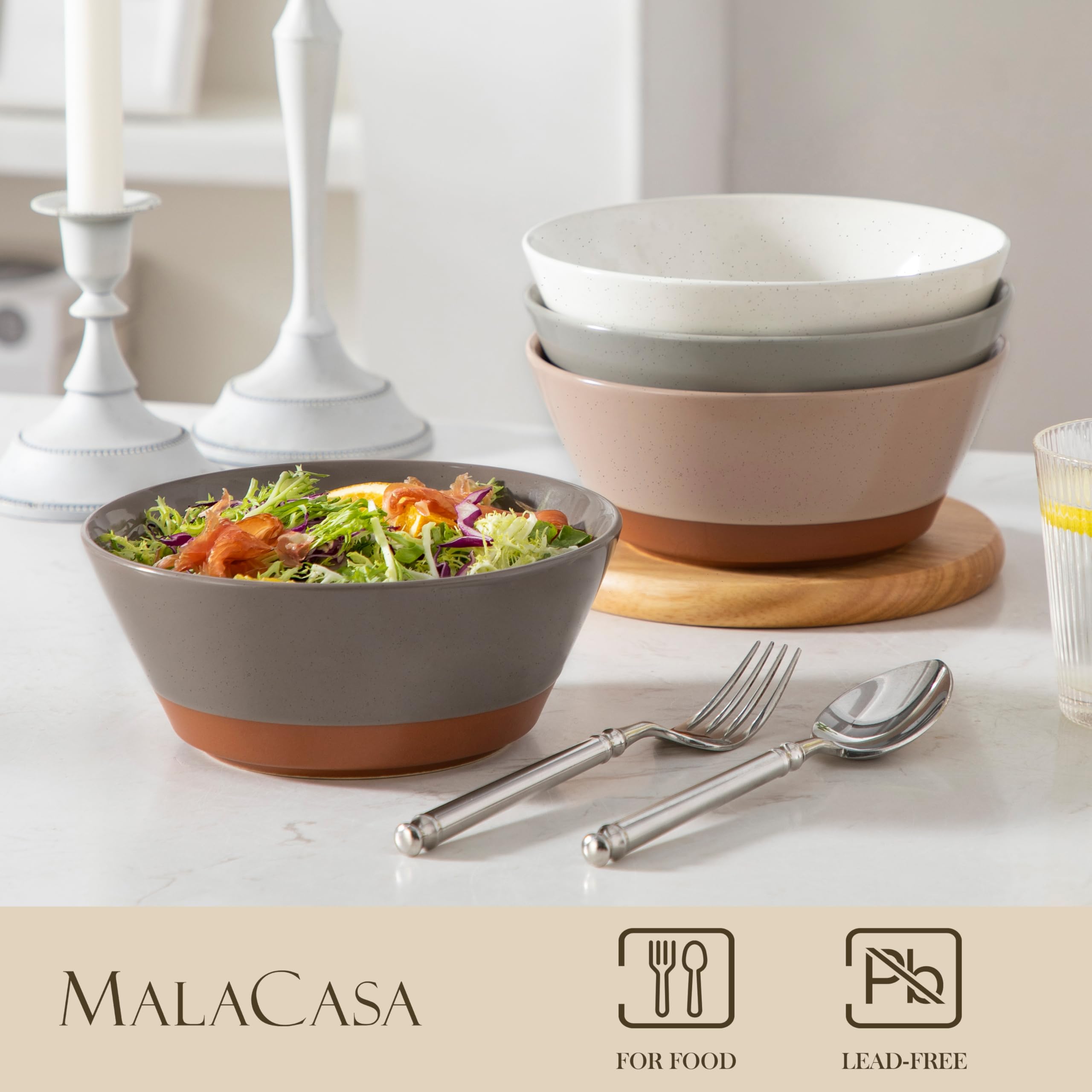 Tazón MALACASA para pho, diseño estable para porciones grandes.