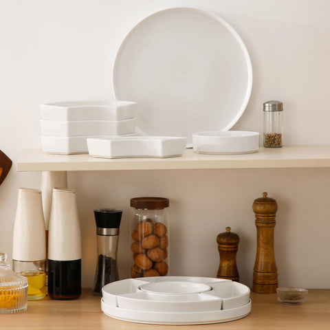 MALACASA plato dividido ideal para fiestas y picnics al aire libre.