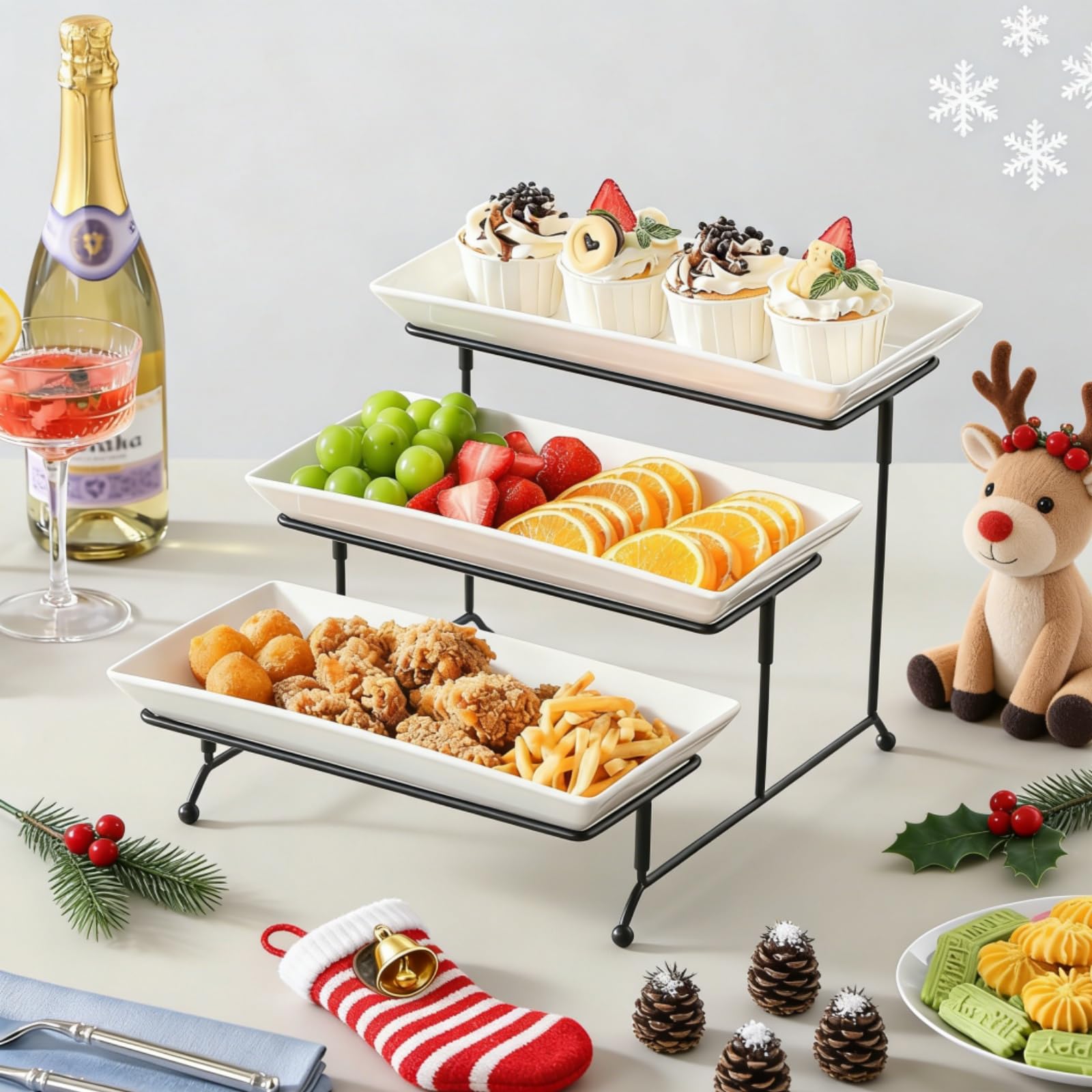 Malacasa presentacion-fruta-postres, perfecta para exhibir frutas y postres.