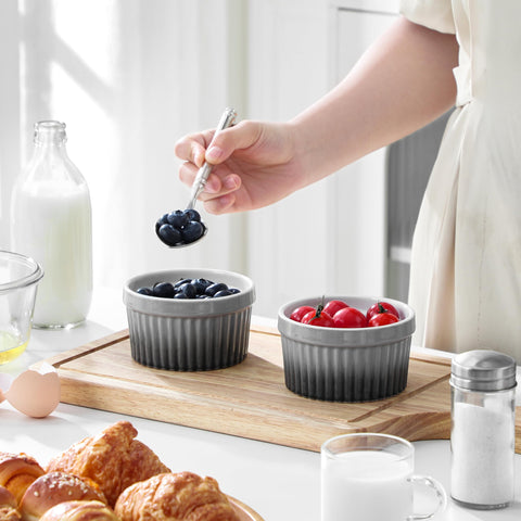 Ramequines MALACASA apilables para almacenamiento eficiente en la cocina