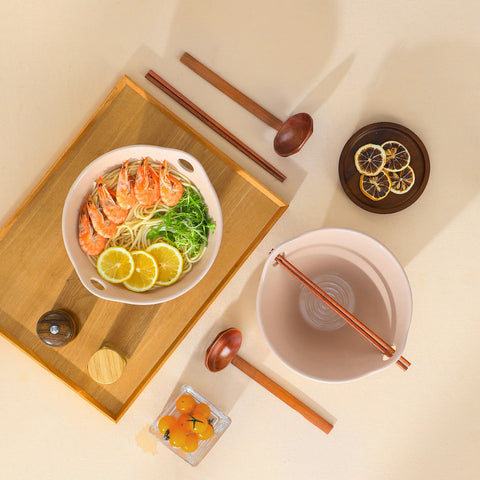 Malacasa conjunto de dos tazones, ideal para compartir ramen.