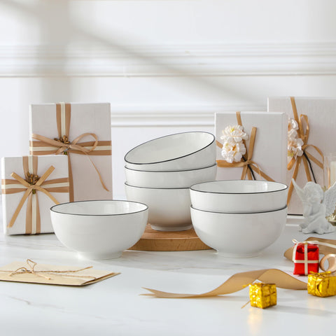 MALACASA: regalo ideal de seis cuencos cerámicos para amantes de la mesa.