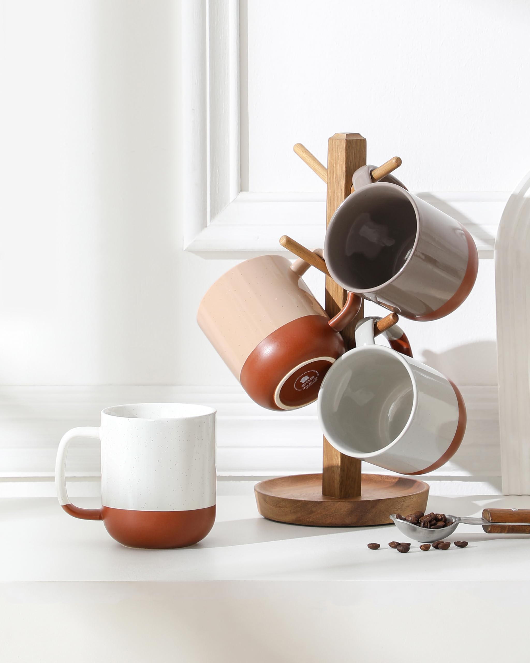 MALACASA Serie Tara, regalo práctico para amantes de café y té.