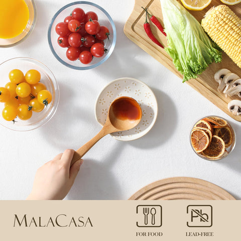 MALACASA reposacucharas cerámico diseño moderno: añade estilo sin ocupar mucho espacio