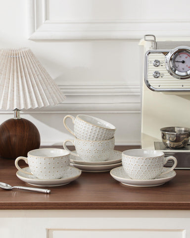 Set MALACASA para té y café, 8 piezas