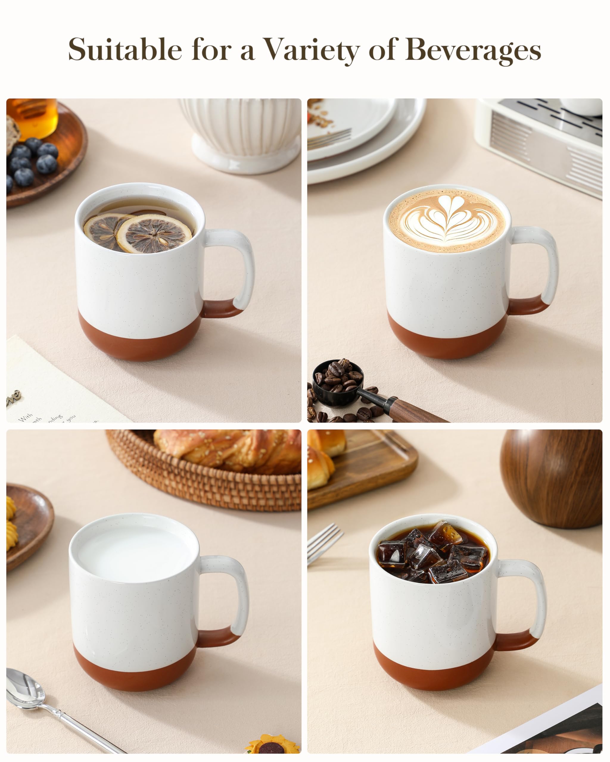 Taza MALACASA Tara apta para microondas y lavavajillas, uso diario.