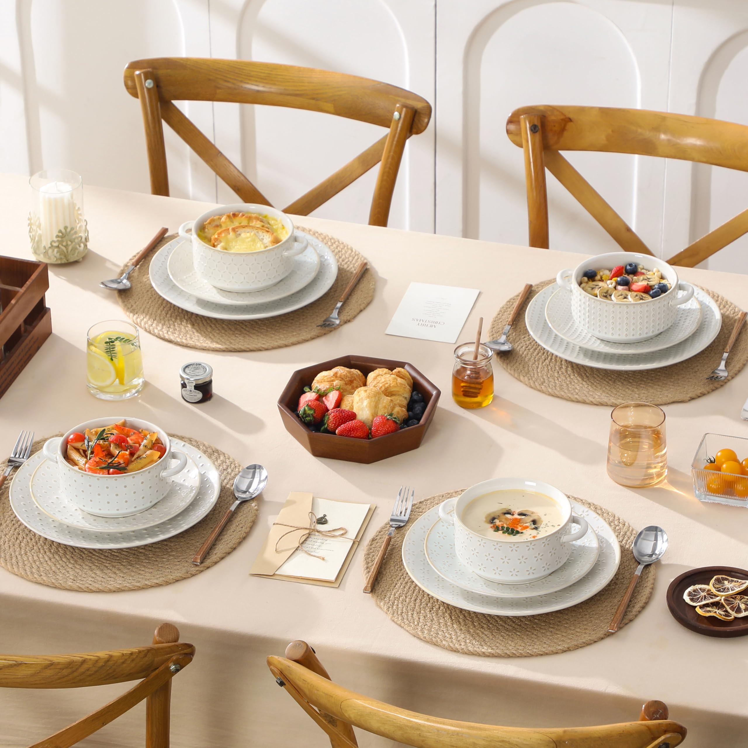 Tazones MALACASA para servir sopas, guisos y postres con estilo.