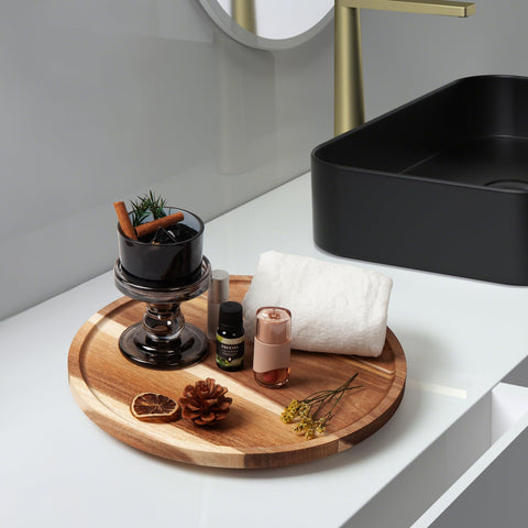 Mamalucky lazy Susan con rotación suave para acceso cómodo y estable.