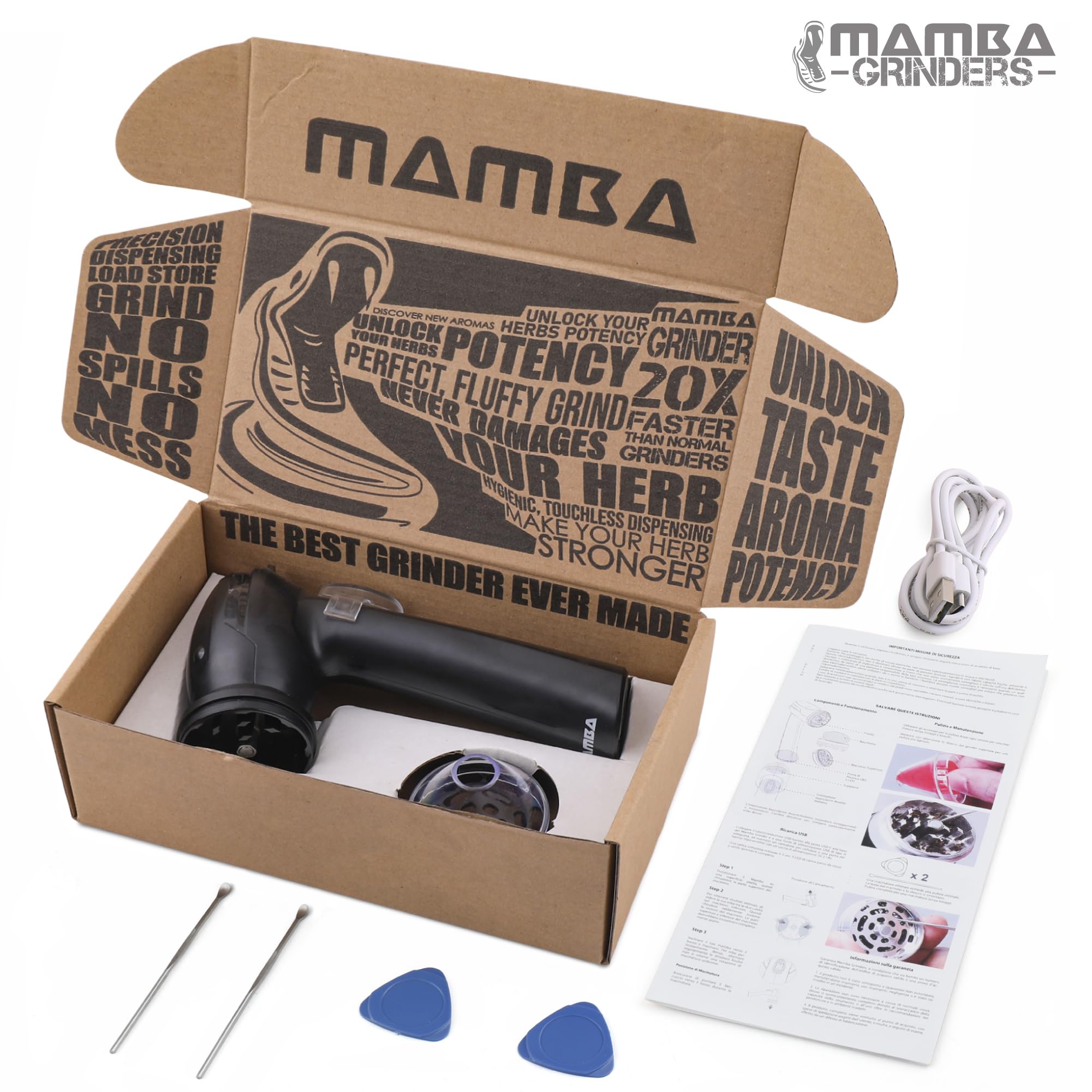 Mamba Lite: dispensación higiénica con boquilla clara para fácil limpieza.