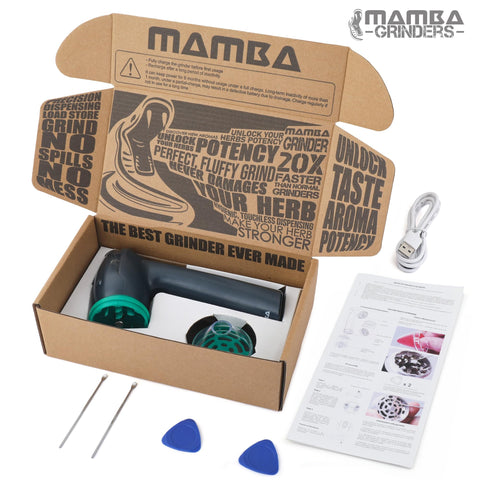 Mamba Lite en uso en la cocina para porciones pequeñas de hierbas y especias