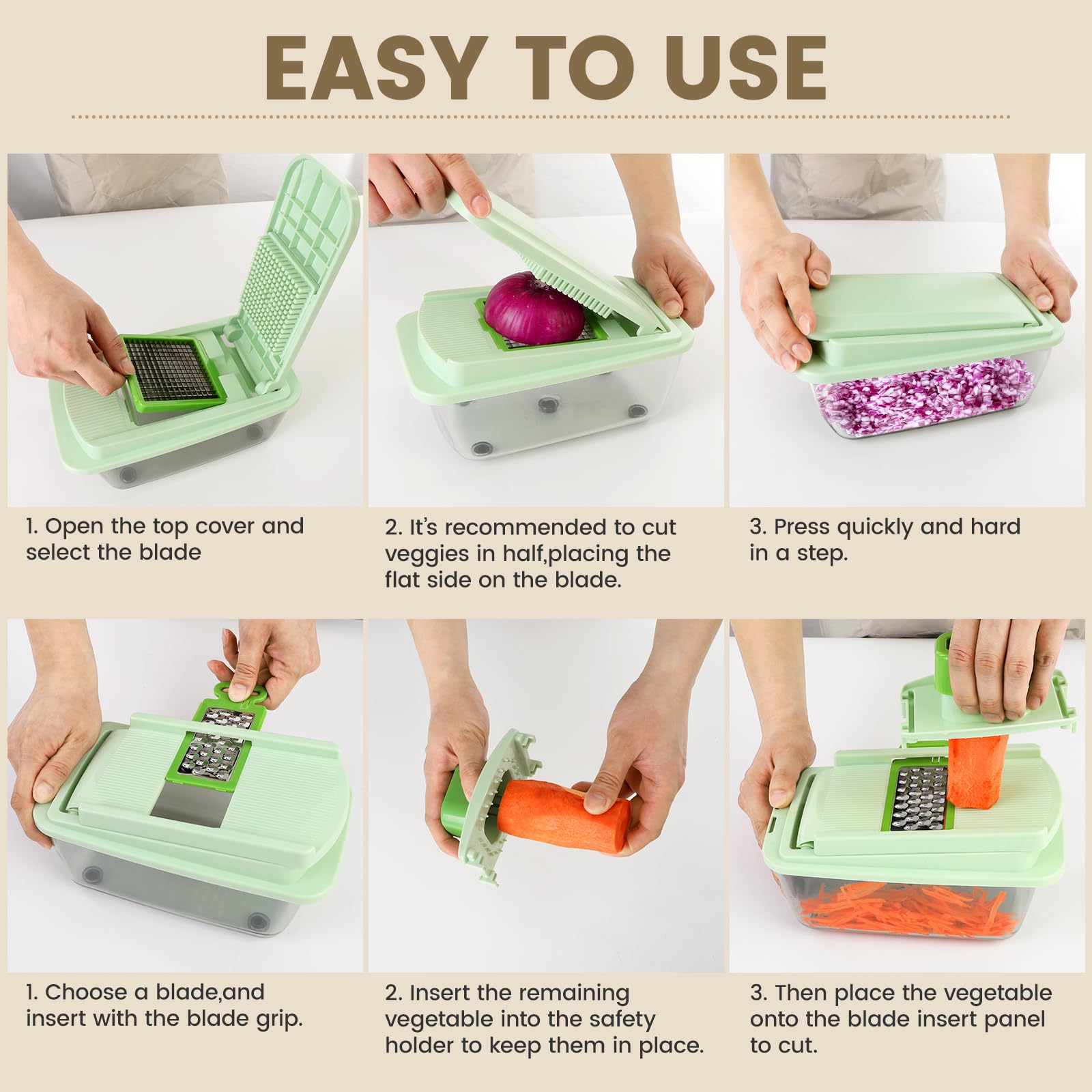 MAMICOOKER Diseño compacto para almacenamiento en la cocina.