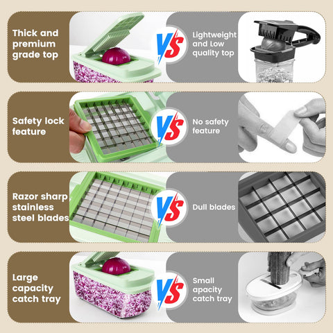 MAMICOOKER Espiralizador de verduras compacto en acción.